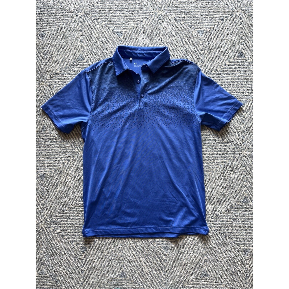 Under‎ Armour Polo Shirt - Blue/Blue - Small